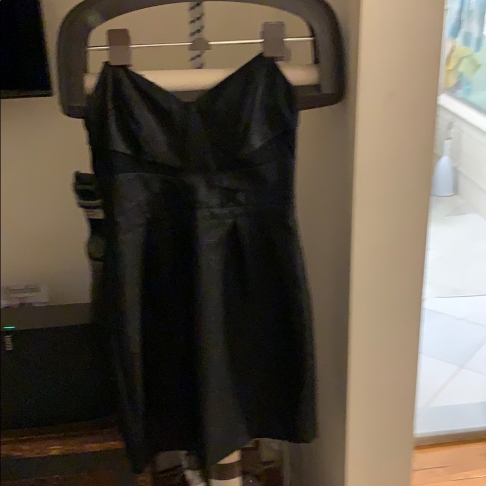 Top shop strapless minidress 6 black